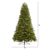 7.5’ Washington Fir Artificial Christmas Tree with 600 Clear Lights and 1610 Bendable Branches