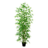 8’ Artificial Green Bamboo Tree