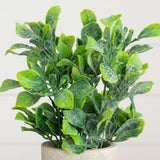 8" Artificial Greenery in Decorative Planter - Set of 2