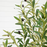 7' Artificial Airy Olive tree