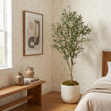 7' Artificial Airy Olive tree