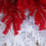 7’ Holiday Red Santa’s Hat Christmas Tree with 500 LED lights and 1272 Bendable Branches