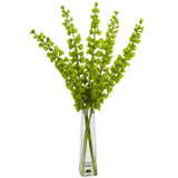 Bells of Ireland in Pyramid Glass