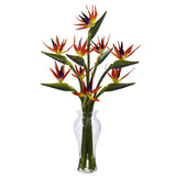 Birds of Paradise in Vase