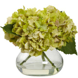 Artificial Blooming Hydrangea in Vase