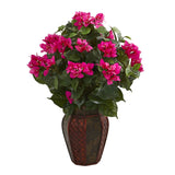 Bougainvillea Artificial Plant in Decorative Planter