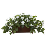 Bougainvillea Artificial Plant in Decorative Planter
