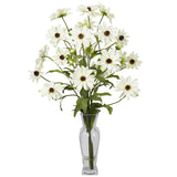 Cosmos w/Vase Silk Flower Arrangement