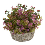 Eucalyptus Artificial Plant in Oak Planter