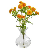 Japanese Artificial Arrangement in Vase (Set of 2)