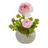 Ranunculus Artificial Arrangement (Set of 2)