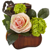 Rose and Mini Green in Chest (Set of 3)
