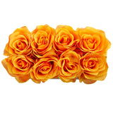 Roses Arrangement in Black Vase