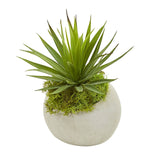 Spiky Agave Artificial Plant in Planter (Set of 2)