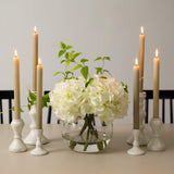 Wedding Collection 18" Artificial Hydrangea Arrangement in Glass Vase
