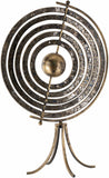 Linntown Antique Gold Circular Metal Sculpture - Clearance
