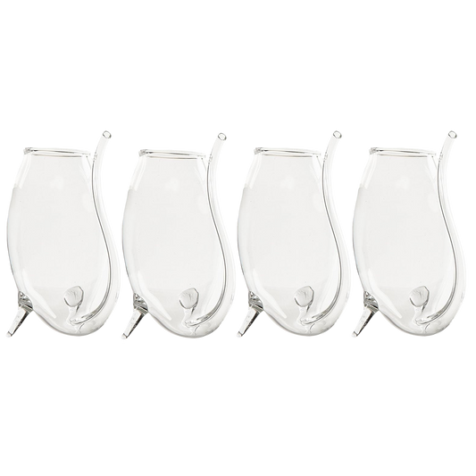 Crystal Port and Dessert Wine Sippers | Set of 4 - 3 oz