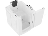 ANZZI Coupe Series 32 in. x 38 in. Swinging Door Walk-In Whirlpool Tub in White