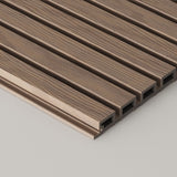 Exterior Wood-Look Composite Slat Panels