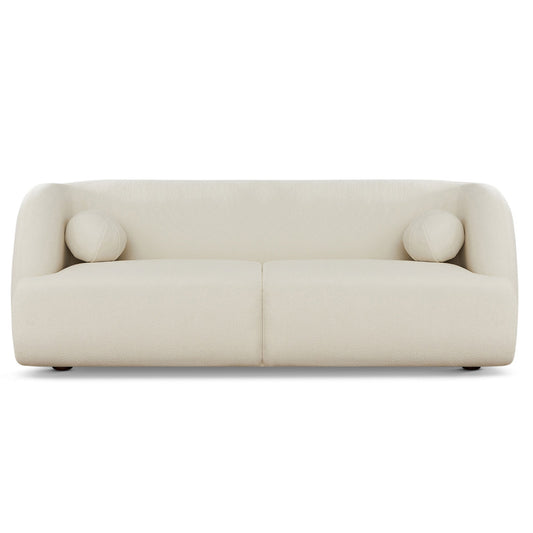 Anna Ivory Boucle Sofa