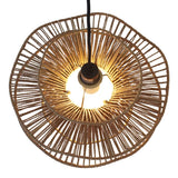 Dunham Pendant Lamp - Black and Natural