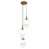 Gala Pendant Lamp - Bronze and Clear
