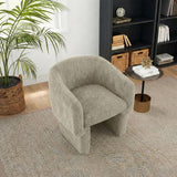 Wichita Light Brown Chenille Lounge Chair