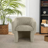 Wichita Light Brown Chenille Lounge Chair
