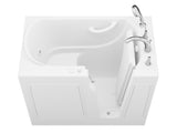 ANZZI Value Series 26 in. x 46 in.Quick Fill Walk-in Whirlpool Tub in White