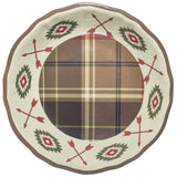 Aztec Bear 14PC Melamine Dinnerware Set, 2 MOQ