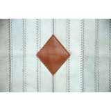 Aztec Genuine Leather & Hide Throw Pillow