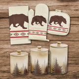 Aztec Bear Print and Clearwater Pines 13PC Set