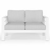 Outdoor Loveseat Aluminum Patio Furniture Sofa