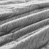 Jersey Knit Cool Touch Down Alternative Throw, Grey