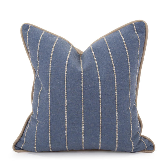 20 x 20 Pillow Evie Indigo - Down Insert