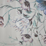 Large Floral Print Shower Curtain, Blue