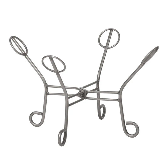 Scroll Puff Ottoman Frame Titanium