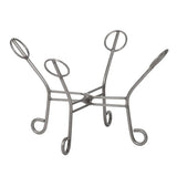 Scroll Puff Ottoman Frame Titanium