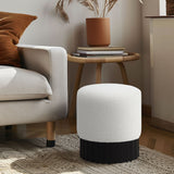 Veranda - Ottoman / Stool With Black Base