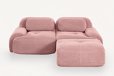 MIA 82'' Loveseat with 1 Ottoman