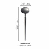 Vintage Stainless Steel Long Handle Coffee Spoon