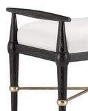 Perrin Black Ottoman, Muslin