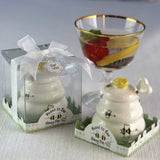Sweet As Can Bee Ceramic Honey Pot with Dipper