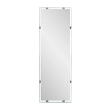 Vivaldo Floating Dressing Mirror with Glass Box Frame