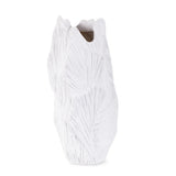 Abstract Elm Tall Vase in White