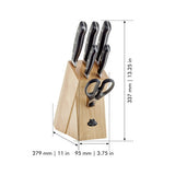 BALLARINI Brenta 7-pc Knife Block Set