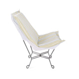 Indoor/Outdoor Puff Scroll Chair Dune Moss