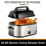 Royalcraft Electric Roaster Oven with Removable Pan 26QT