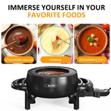 Electric Fondue Pot Set For Cheese & Chocolate