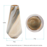 Sand Art Tapered Glass Vase